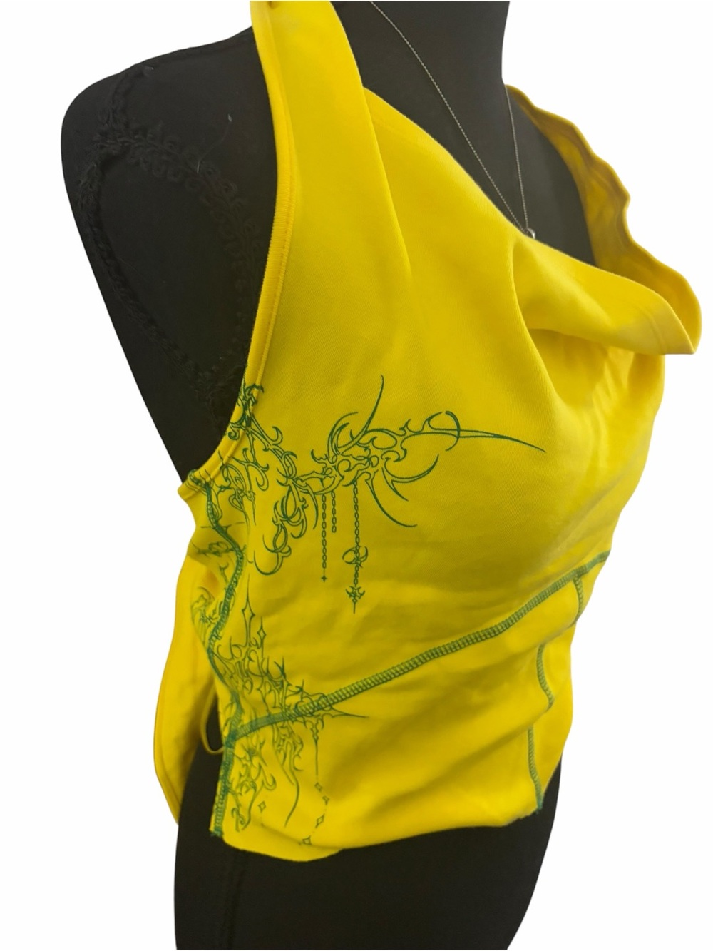 wild fable Yellow Sleeveless Cowl Neck Tank - Picture 3 of 9